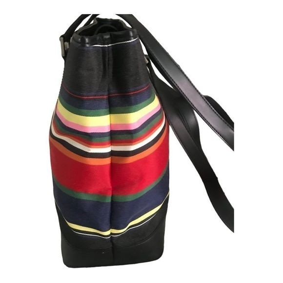 RELIC Tote Canvas Multicolored Stripes Size 13” x 11 - Picture 8 of 12